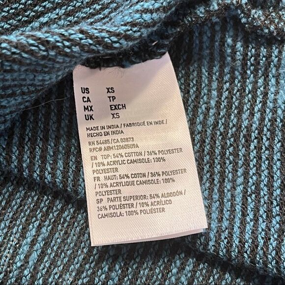 American Eagle Outfitters 3/4 Sleeve Knit Fit & Flare Dress Sz XS - Picture 14 of 15